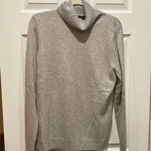 Talbots Soft Silver Cowl Neck Sweater for Women